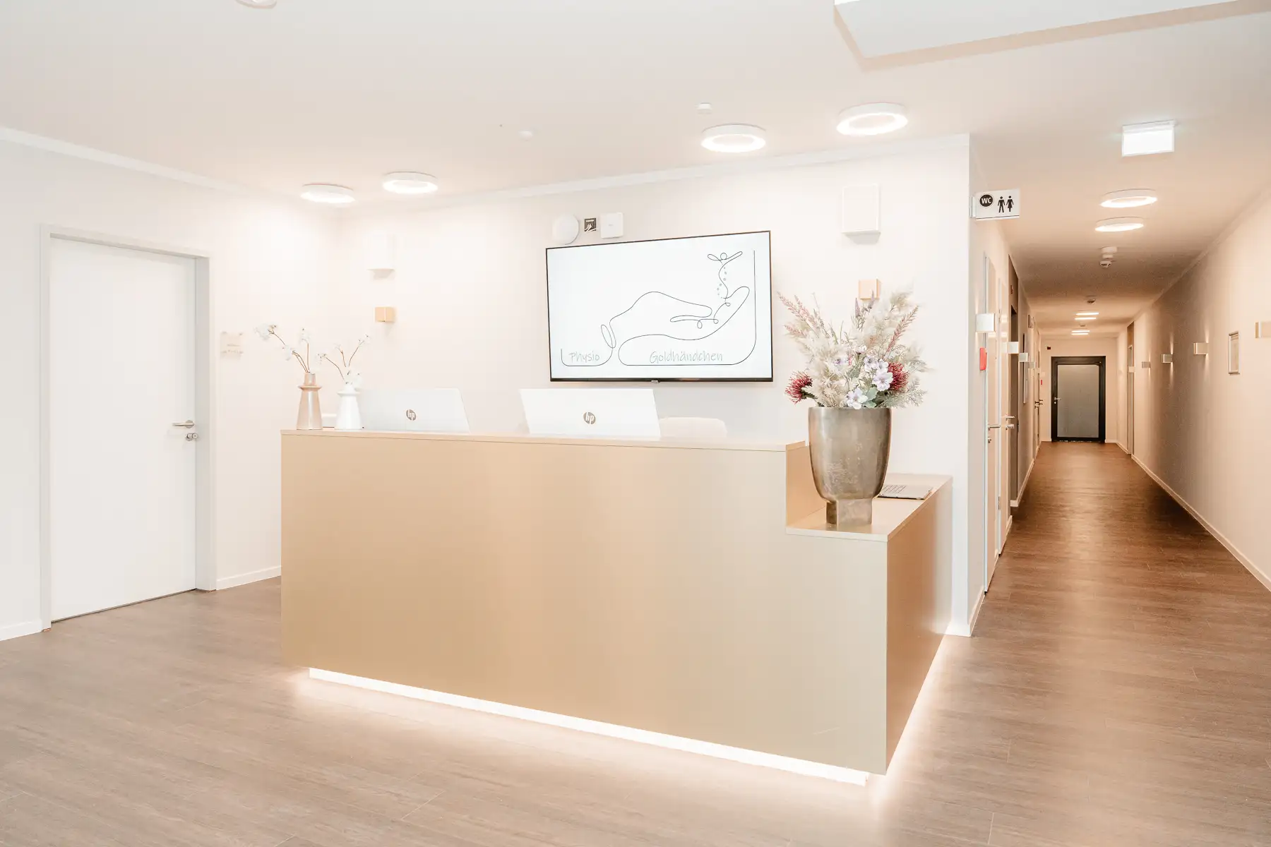 Physiotherapeut Erftstadt | Physio Goldhändchen An den Jahnshöfen Rezeption